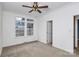 This cozy bedroom is filled with natural light from a large window at 642 Brynwood Dr, Rock Hill, SC 29732