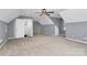 Spacious bedroom with neutral carpet, a ceiling fan, and dormer windows at 642 Brynwood Dr, Rock Hill, SC 29732