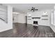 Open concept living room with a fireplace, and plenty of natural light at 642 Brynwood Dr, Rock Hill, SC 29732