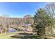 Beautiful water view of a serene lake and boat docks from the property's backyard at 84 Ridgeport Rd # B, Clover, SC 29710
