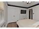 Bedroom featuring neutral decor, a ceiling fan and an attached closet at 9414 Machado Dr, Indian Trail, NC 28079