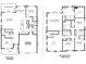 Detailed floor plan showcasing the layout of this home's two stories at 118 Golden Trl, Mooresville, NC 28115