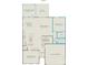 First floor floorplan including a kitchen, dining room, great room, bedroom, and 2 car garage at 12025 Grinstead Ln # 299, Charlotte, NC 28278
