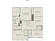 Second floor floorplan includes a gameroom, laundry room, and 4 bedrooms at 12025 Grinstead Ln # 299, Charlotte, NC 28278