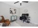 Bedroom with a computer, gaming chair, and small accent table at 125 Round Tuit Ln, Mt Ulla, NC 28125