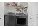 Laundry room featuring gray washer and dryer at 125 Round Tuit Ln, Mt Ulla, NC 28125