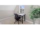 Office area with a desk, chair, and natural light at 125 Round Tuit Ln, Mt Ulla, NC 28125