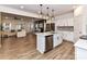 Open concept kitchen showcasing a large island and stainless steel appliances at 1365 Eagle Claw Dr, Kannapolis, NC 28083