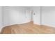 This bedroom boasts hardwood floors and a closet, great for any homeowner at 137 Dellinger Dr, Statesville, NC 28625