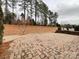 Stone patio is perfect for outdoor entertaining overlooking the backyard and trees at 2023 Moultrie Ct, Fort Mill, SC 29707