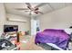 Bedroom with carpet floor, ceiling fan and an open closet at 2232 Mancke Dr, Rock Hill, SC 29732
