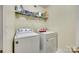Laundry room with modern appliances, and storage shelves at 2232 Mancke Dr, Rock Hill, SC 29732