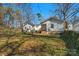 Spacious backyard featuring a cozy patio area, lush greenery, and privacy fencing at 233 Proctor St, Gastonia, NC 28052