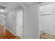 Hallway showing access to a bedroom and bathroom at 233 Proctor St, Gastonia, NC 28052