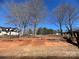 Expansive backyard with new construction in the background and a wooden deck, offering serene outdoor living at 324 Bridgewater Ln, Mooresville, NC 28117