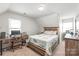 Bedroom with a desk, window, and neutral carpet at 3929 Wexford Ln, Denver, NC 28037