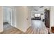 Hallway showcasing modern doors and access to a spacious living area at 611 N York St, Gastonia, NC 28052