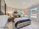 This cozy bedroom features a comfortable bed, stylish decor, and plenty of natural light from the window at 6271 Fairfax Ct, Maiden, NC 28650