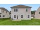 Well-maintained backyard featuring a door, a concrete patio and lush green grass at 6277 Fairfax Ct, Maiden, NC 28650