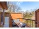 Inviting balcony with outdoor seating, perfect for enjoying peaceful mornings and evenings with a beautiful view at 1420 11Th Street Nw Dr # 15, Hickory, NC 28601