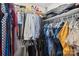 Organized walk-in closet featuring ample storage and a variety of clothing racks and shelves at 1420 11Th Street Nw Dr # 15, Hickory, NC 28601