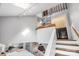 Bright interior with natural light, showing the upper level hallway and view into the kitchen at 1420 11Th Street Nw Dr # 15, Hickory, NC 28601