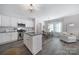 Open-concept kitchen and dining area, perfect for entertaining and Gathering gatherings at 212 Briana Marie Way, Indian Trail, NC 28079