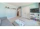 Comfortable bedroom featuring a large closet, a reading nook and soft carpeting at 285 Fryling Sw Ave, Concord, NC 28025