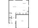 Detailed floorplan showcasing the layout of the first floor, including the living room, kitchen, and garage at 3113 Ellingford Rd, Charlotte, NC 28214