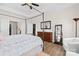 Spacious bedroom suite featuring wood floors and neutral decor at 3114 Woodlands Creek Dr, Monroe, NC 28110