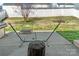 The backyard features a concrete patio with an outdoor seating area at 4716 Meadowfield Rd, Charlotte, NC 28215