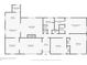 Detailed floor plan illustrating the layout of the home, including room dimensions at 7613 Whistlestop Rd, Charlotte, NC 28210
