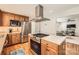 Spacious kitchen with custom cabinets, stainless steel appliances, and open layout at 7613 Whistlestop Rd, Charlotte, NC 28210