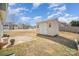 Large backyard featuring a shed and patio at 803 Coach House Ct, Rock Hill, SC 29730