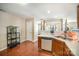 View of kitchen with stainless steel dishwasher, sink and wooden cabinetry at 803 Coach House Ct, Rock Hill, SC 29730