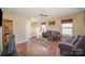 Upstairs living room with hardwood floors, ceiling fan and lots of natural light at 803 Coach House Ct, Rock Hill, SC 29730