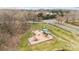 A vibrant playground with colorful equipment and cushioned ground, creating a safe and fun environment for children at 8412 Brookings Dr, Charlotte, NC 28269
