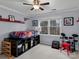 Fun bedroom featuring a platform bed and lots of storage at 9904 Duane Ct, Huntersville, NC 28078