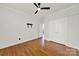 Bright bedroom featuring wood floors and natural light at 11000 King George Ln, Waxhaw, NC 28173