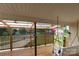 This covered porch offers a view to the neighborhood and includes a cozy swing at 115 Setter Ct, Statesville, NC 28625