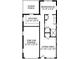 Floorplan depicting a kitchen, living room, screen porch, one car garage and bedroom #2 layout with dimensions at 129 Ryleigh Dan Pl, Mooresville, NC 28115