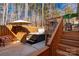Backyard deck area featuring a hot tub and outdoor kitchen at 3041 Mulberry Ln, Lancaster, SC 29720