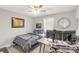 Bedroom with large computer monitors and a ceiling fan at 3041 Mulberry Ln, Lancaster, SC 29720
