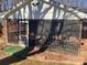 Cozy screened porch with a welcome mat and outdoor decor, perfect for relaxing and enjoying the outdoors at 314 Little St, Lincolnton, NC 28092