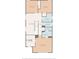 Detailed second-floor plan showcasing the layout, dimensions, and flow of the bedrooms, bathrooms, and Gathering room at 3899 Center Place Dr, Harrisburg, NC 28075