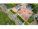 Aerial view of new construction homes surrounded by lush greenery and tree lined streets at 4008 Nettie Ct # 3, Charlotte, NC 28211
