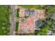 Overhead view of the Nettie Court neighborhood featuring multiple vacant lots and newly constructed homes at 4008 Nettie Ct # 3, Charlotte, NC 28211