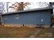 Exterior view of shed with double doors at 522 Perry St, Troy, NC 27371