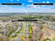 Aerial view highlighting the home's location, nearby amenities, and surrounding landscape at 6022 Candlestick Ln, Lancaster, SC 29720