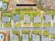 Aerial view of a neighborhood showcasing the approximate property lines and location at 6022 Candlestick Ln, Lancaster, SC 29720